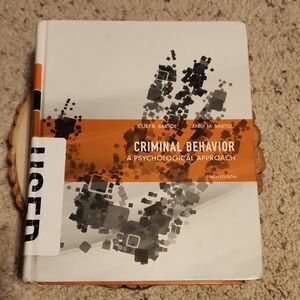 Criminal Behavior A Psychological Approach 10th Edition Textbook Bartol 2011